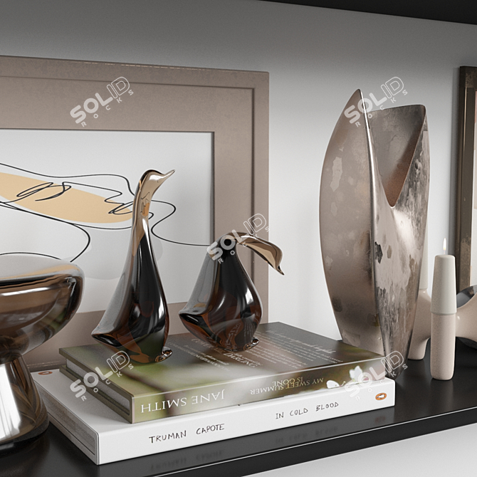 Modern Decor Set 2015 3D model image 2