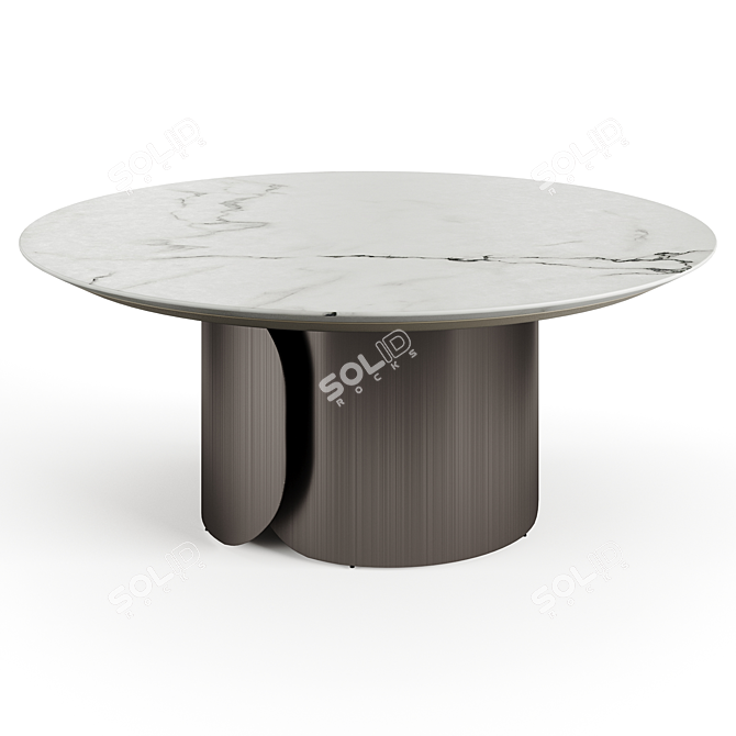 Gabriel Opera Marble Coffee Table 3D model image 4