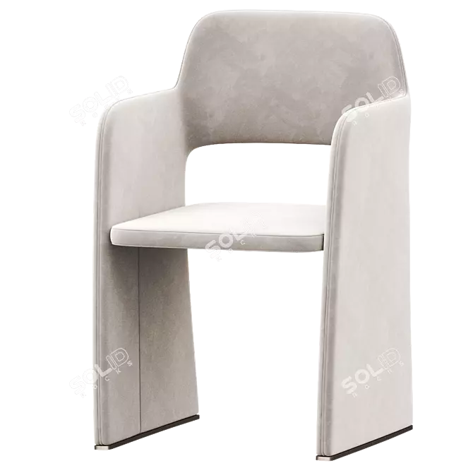 CAMERICH ECHO Chair: Modern Armchair 3D model image 5