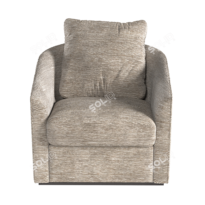 Bernhardt Astoria Swivel Chair 3D model image 2