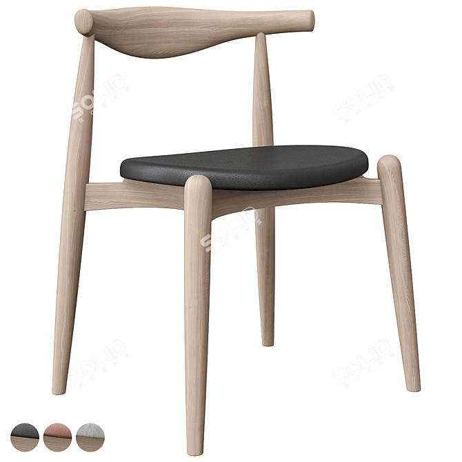 Hans J. Wegner CH20 Chair 3D model image 2