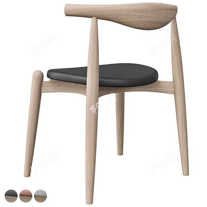 Hans J. Wegner CH20 Chair 3D model image 4