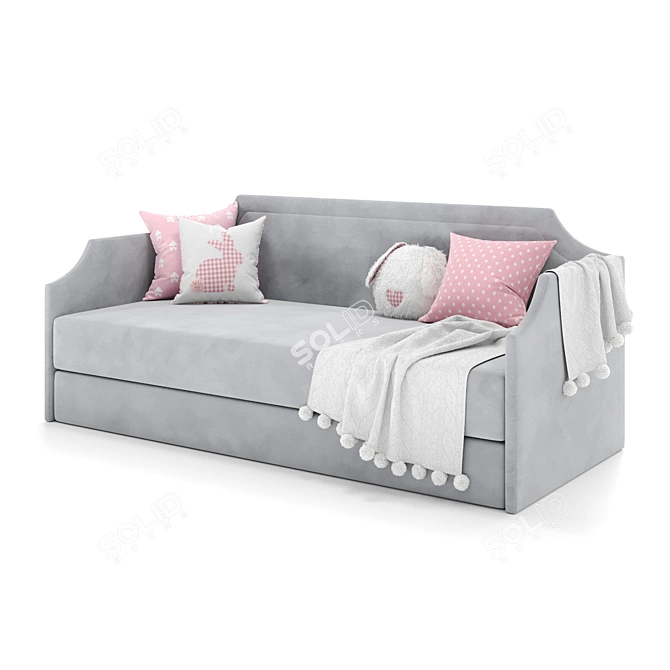 Hoff Fly Kids Sofa Bed 3D model image 2