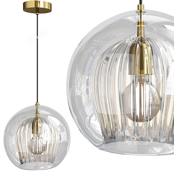 Versatile Modern Design Lamp 3D model image 1