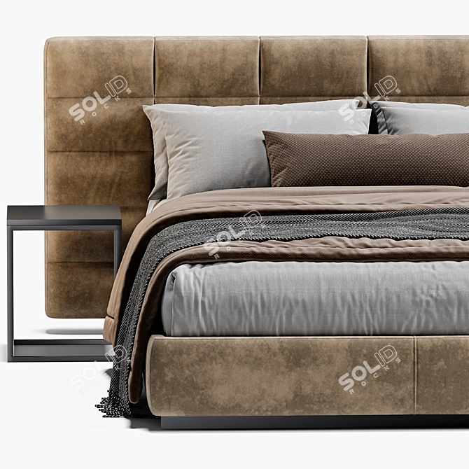 Minotti Lawrence Bed 3D Model 3D model image 3