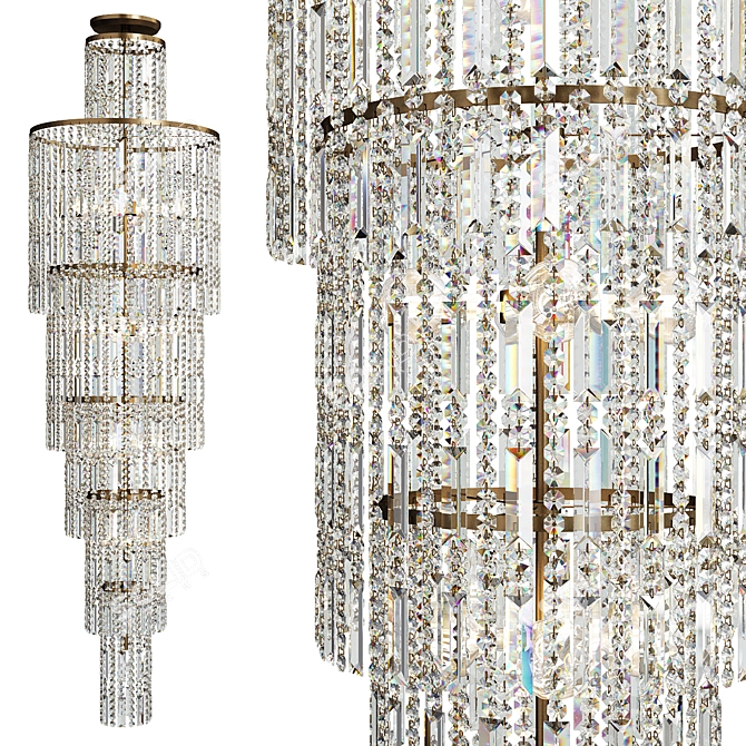 Luxury Chandelier Niagara Edition 3D model image 1