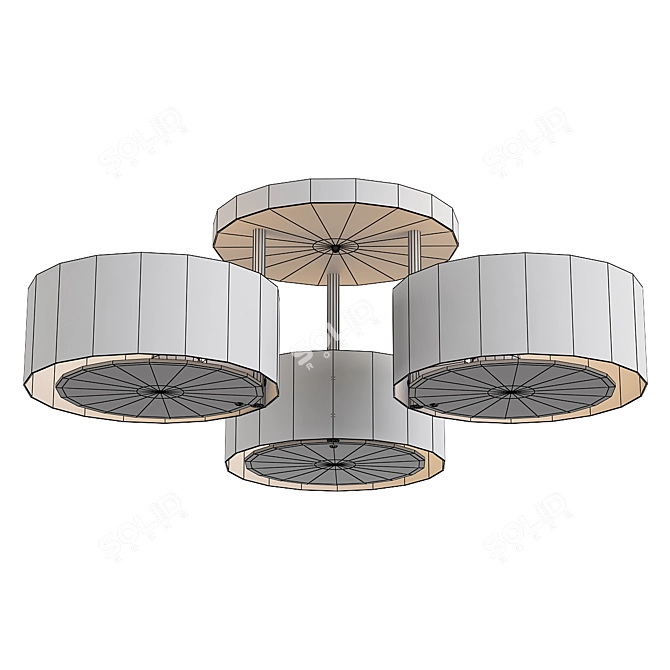Evoluce Foresta Ceiling Chandelier Model 3D model image 2