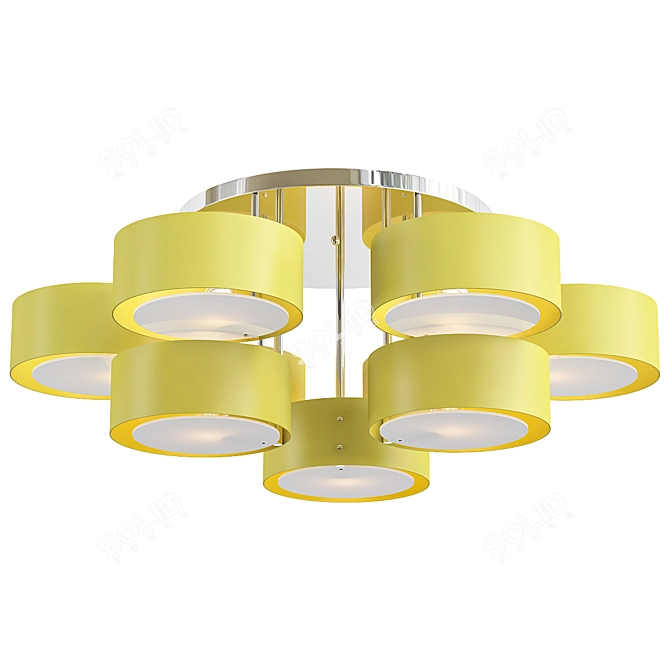 Evolution Foresta SL483 Ceiling Chandelier 3D model image 1
