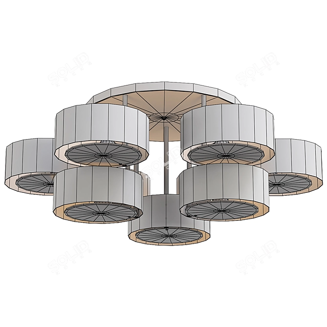 Evolution Foresta SL483 Ceiling Chandelier 3D model image 2