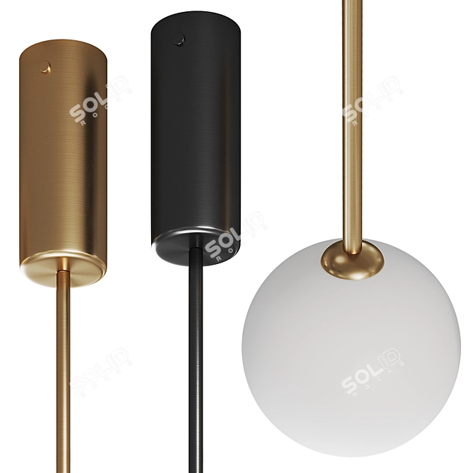 Modern Hanging Dante Stick Loafs 3D model image 3