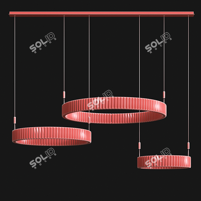Bertolda L Modern Design Lamp 3D model image 2