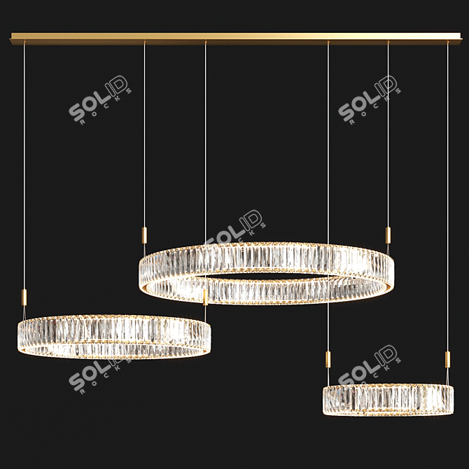 Bertolda L Modern Design Lamp 3D model image 4