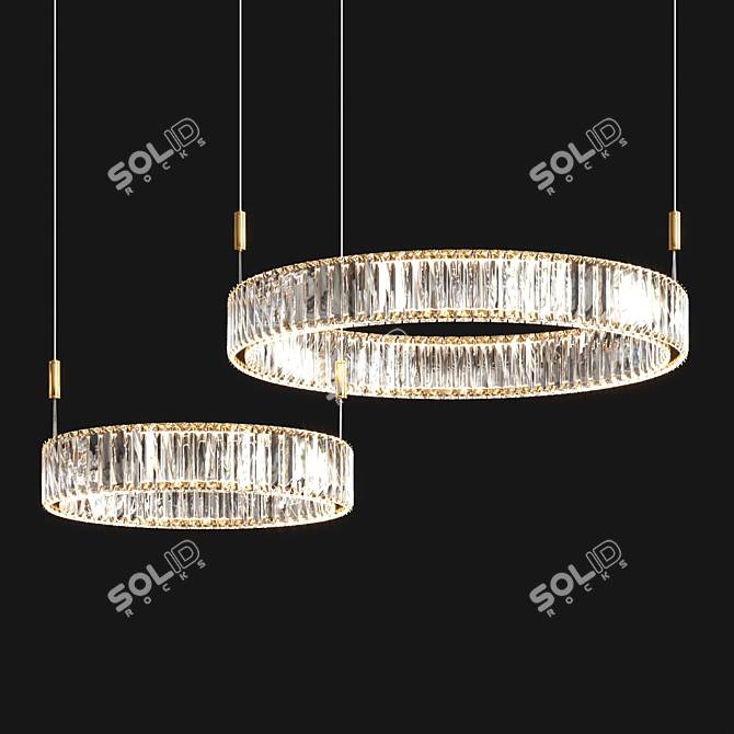 Bertolda L Modern Design Lamp 3D model image 5