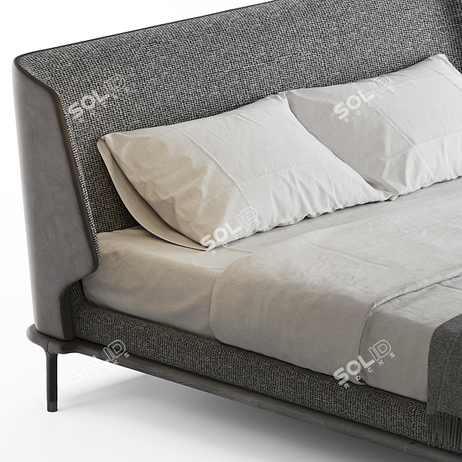 Versatile Frigerio Alfred Bed 3D model image 2