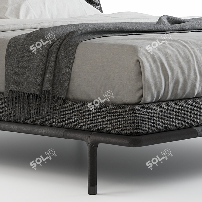 Versatile Frigerio Alfred Bed 3D model image 3