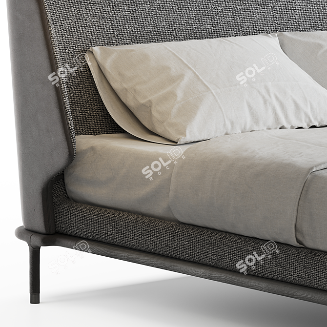 Versatile Frigerio Alfred Bed 3D model image 5