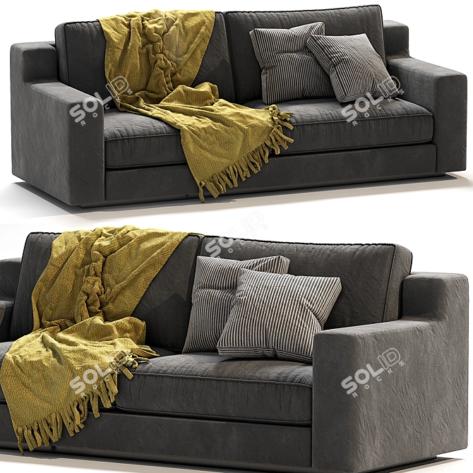 Elegant Bellotti-Ezio Sofa 2017 3D model image 1