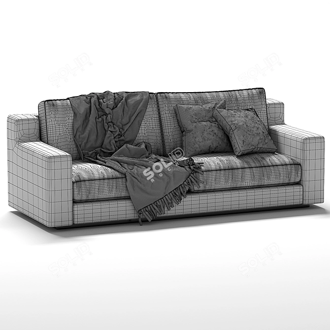 Elegant Bellotti-Ezio Sofa 2017 3D model image 4