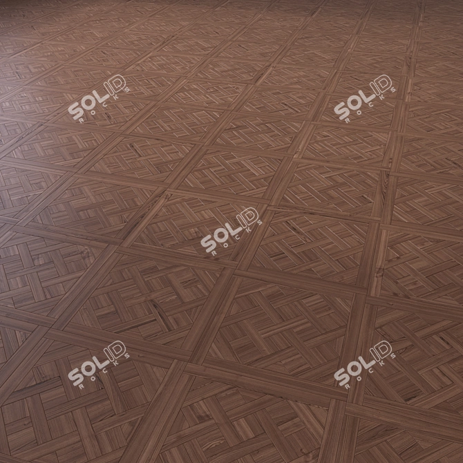 Wood Floor 3D Model Set 3D model image 3