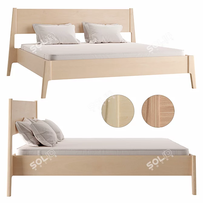  Lunar Dream King Size Bed 3D model image 5