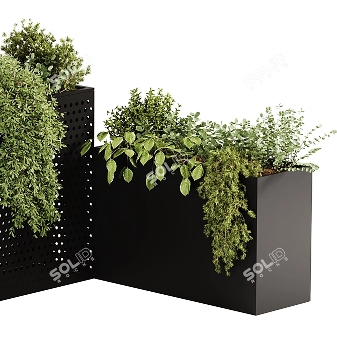 30-Piece Indoor Plant Set 3D model image 3