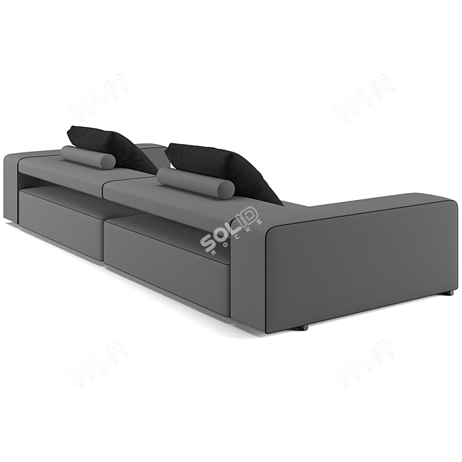 Modern B&B Italia Andy Sofa 3D model image 6