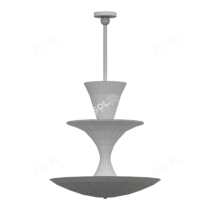 Cosmic Charm Pendant 3D model image 2