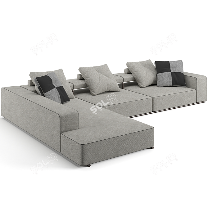 B&B Italia Andy Sofa 346cm 3D model image 6