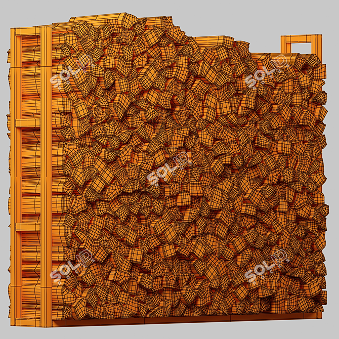  Rustic Firewood Decor Pack 3D model image 7