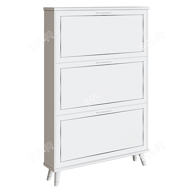 Weilai Shoe Cabinet, Modern Design 3D model image 3