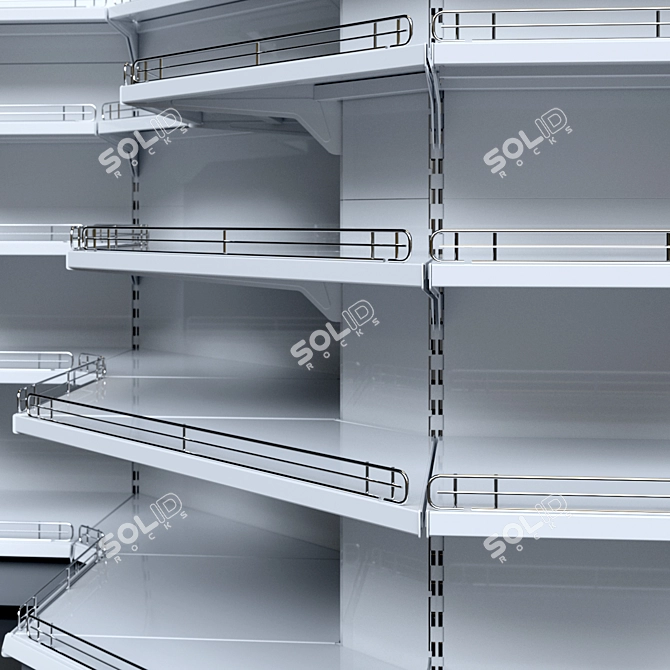 Corner Shelving Units Set 3D model image 4