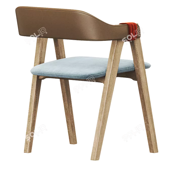 Elegant Mathilda Chair by Moroso 3D model image 3