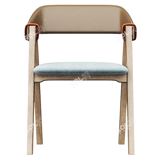 Elegant Mathilda Chair by Moroso 3D model image 5