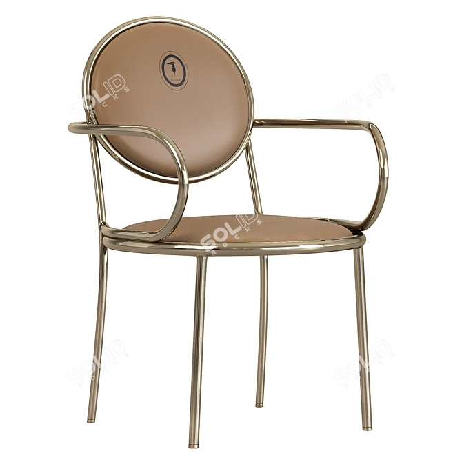 Modern Trussardi Casa Chair - 3D Model 3D model image 1