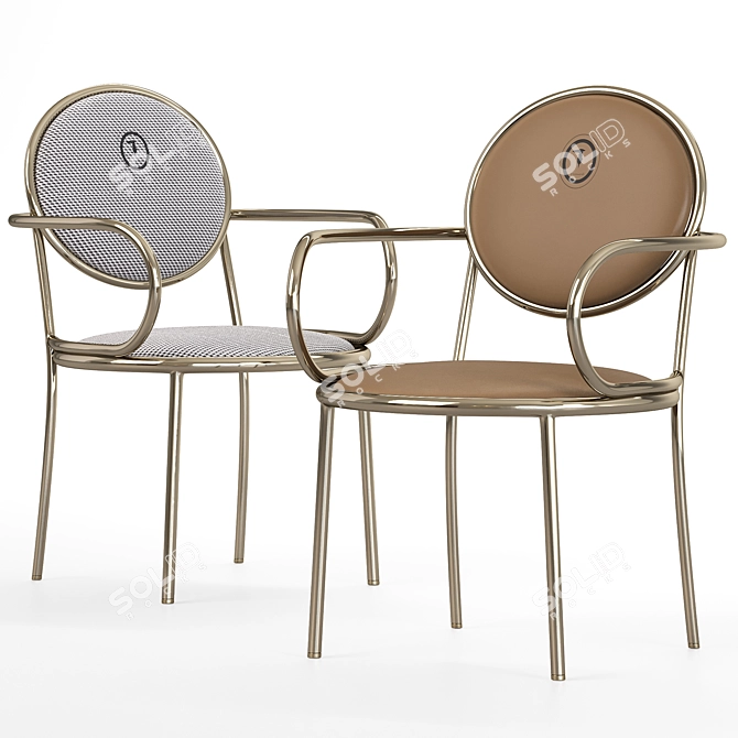 Modern Trussardi Casa Chair - 3D Model 3D model image 3