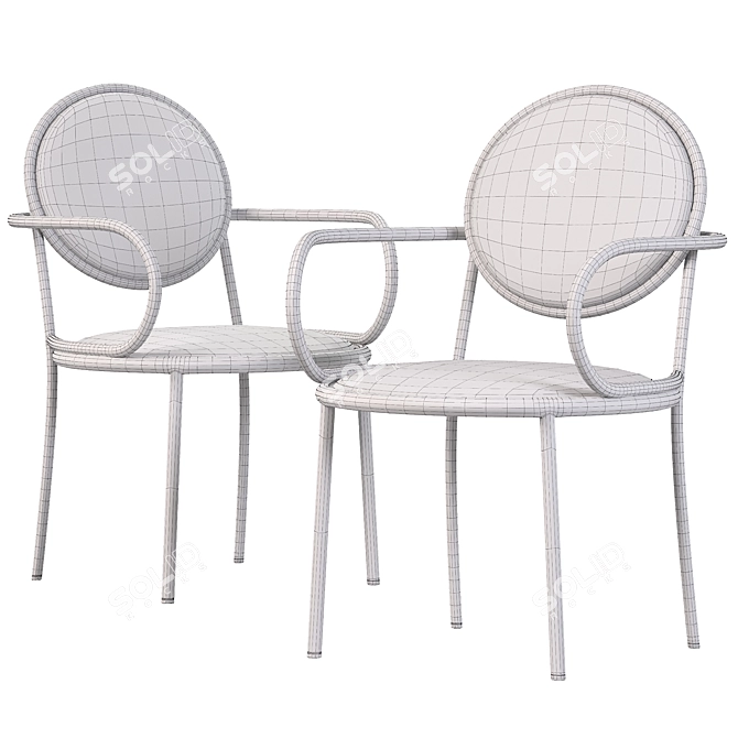 Modern Trussardi Casa Chair - 3D Model 3D model image 4