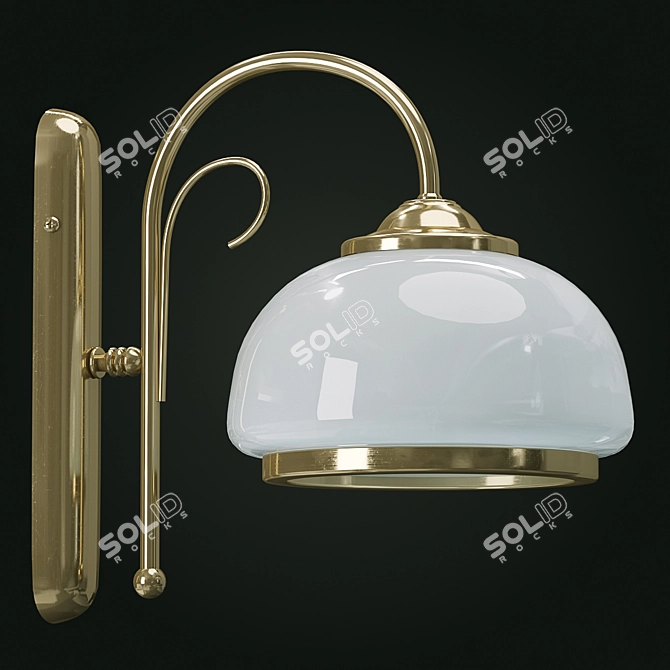 Alfa Paris 2512 Retro Wall Light 3D model image 2