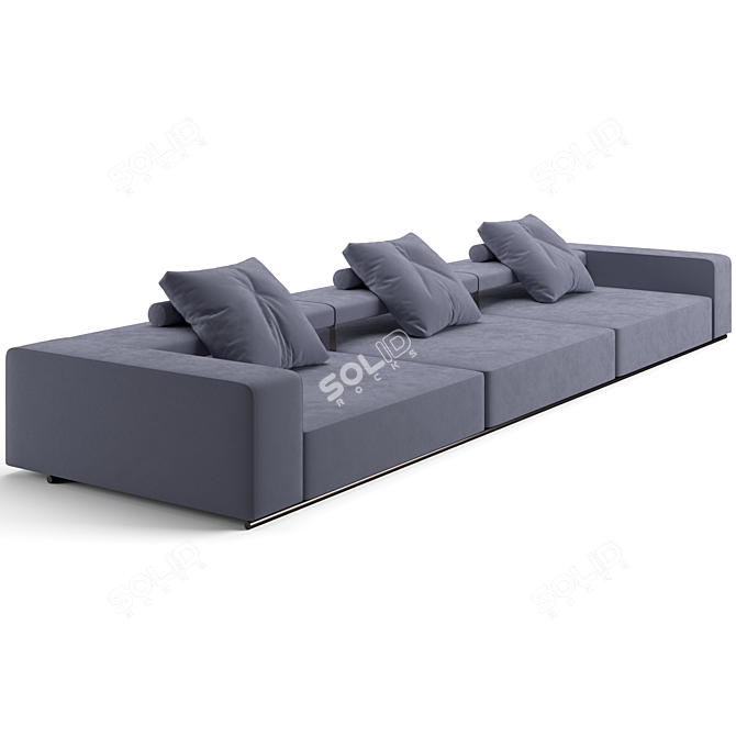 Luxury B&B Italia Andy Sofa 3D model image 3