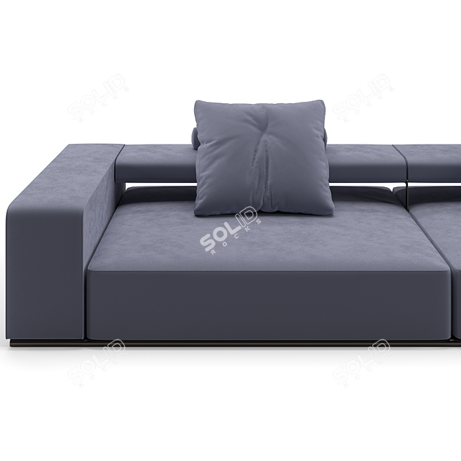 Luxury B&B Italia Andy Sofa 3D model image 4