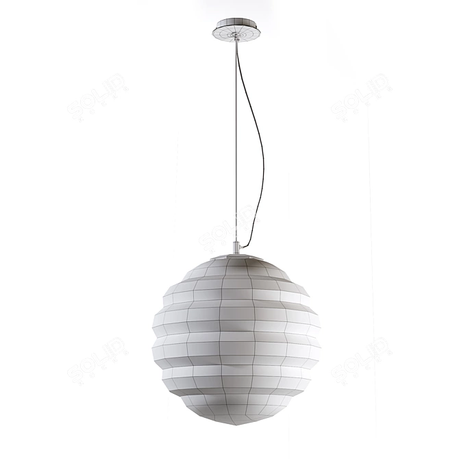  Opal Pendant Light Fixture, Arik 3D model image 2