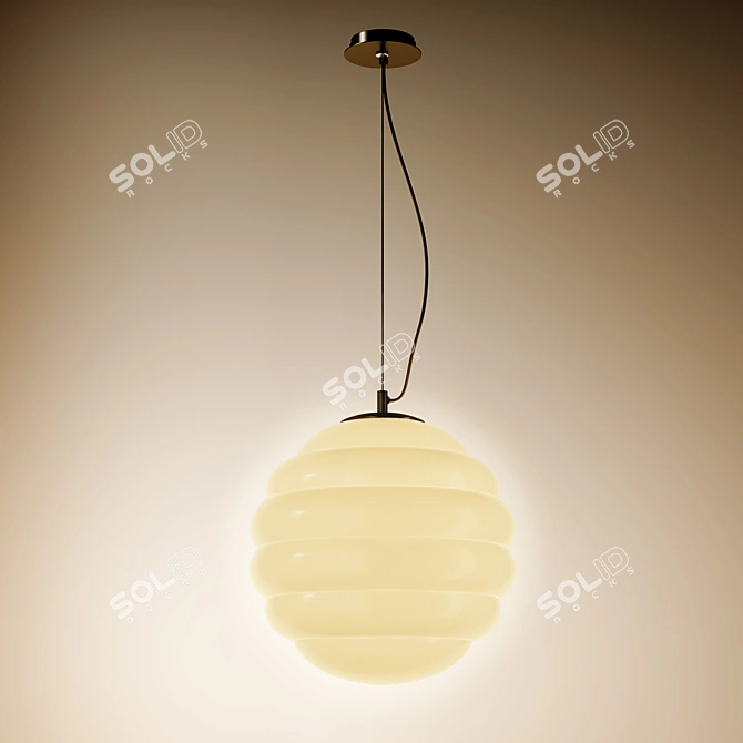  Opal Pendant Light Fixture, Arik 3D model image 3