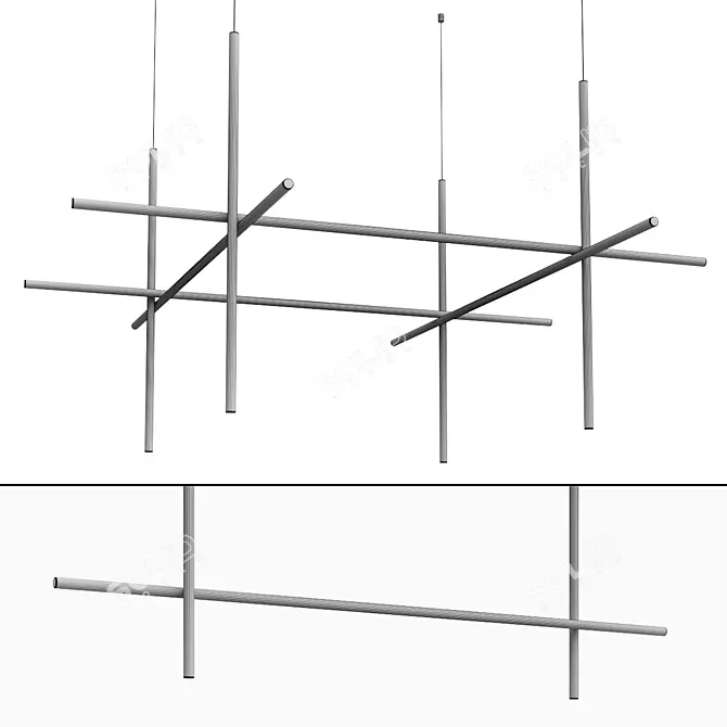 Flos Coordinates C2 S4 Lighting 3D model image 2