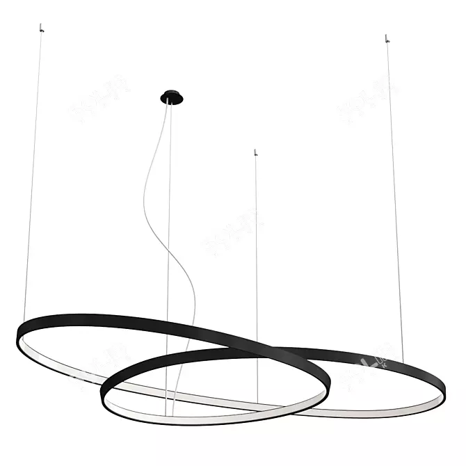 Modern Italian Design Heaven Shelf 3D model image 1