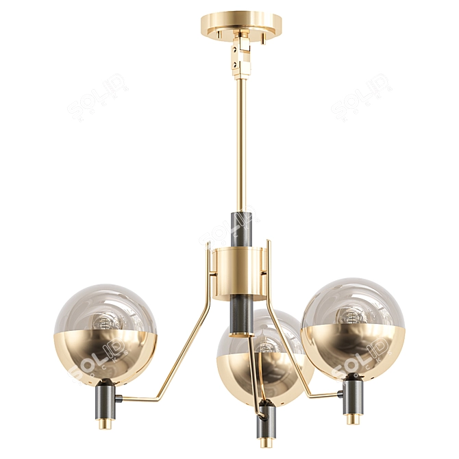 Sleek Modern Tum Lamp Model 3D model image 1