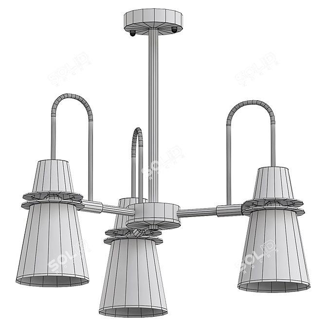 Modern Designer Lamp Reinar A 3D model image 2