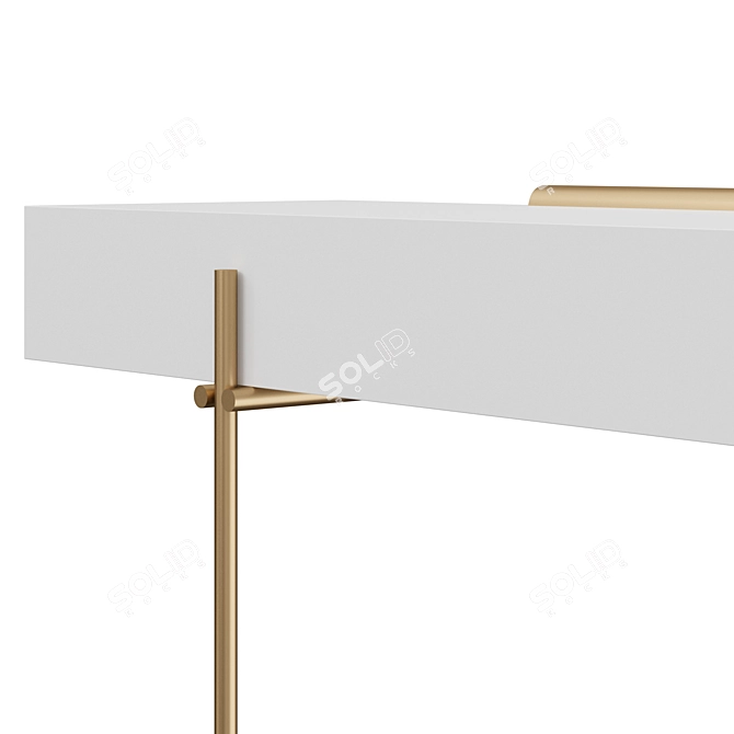 Verbier Console Table | 92.5cm H 3D model image 3