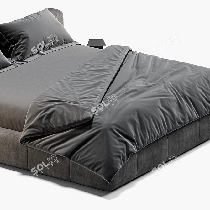 Saba Italia Pixel Bed 3D 3D model image 3