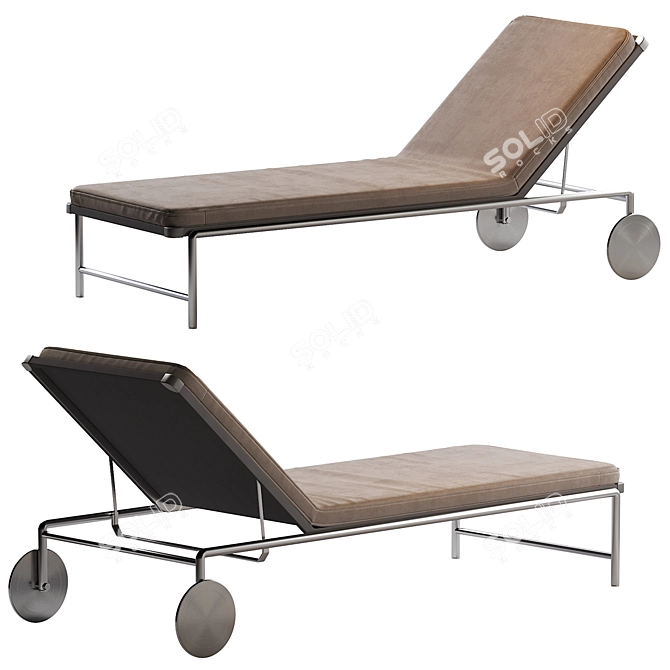 Living Divani Deckchair 2013 Version 3D model image 2