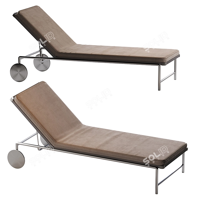 Living Divani Deckchair 2013 Version 3D model image 3