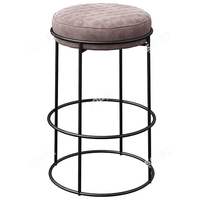 Modern Bar Stool Atollo 3D model image 1